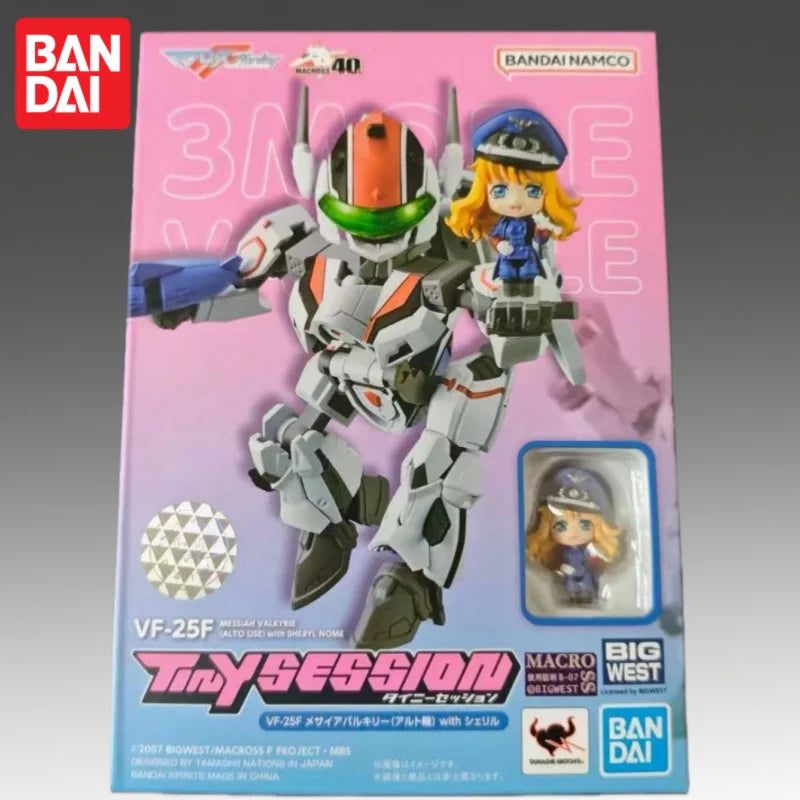 Auf Lager Bandai Original Banpresto The Super Dimension Fortress Macross VF-25F Actionfigur Modell Puppe Brandneu Verpackt