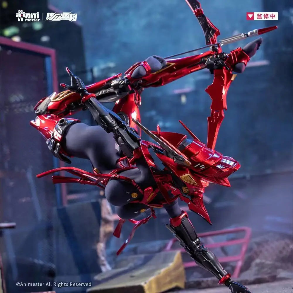 Pre-order AniMester Nuclear Gold Reconstruction Trial KOF Guren Padma 1/9 Rubberized Movable Model Anime Action Figure Toys Gift