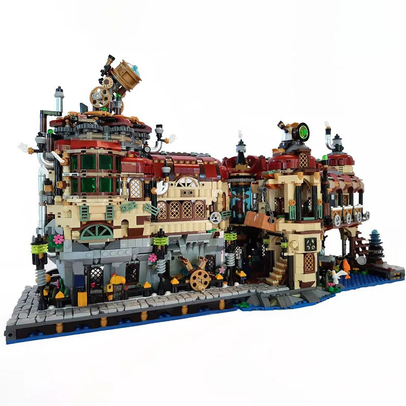 Popular 3455 PCS Steam Powered Science  Building  Block Model Children Puzzle Assembly Building Blocks Birthdays Festival Gift