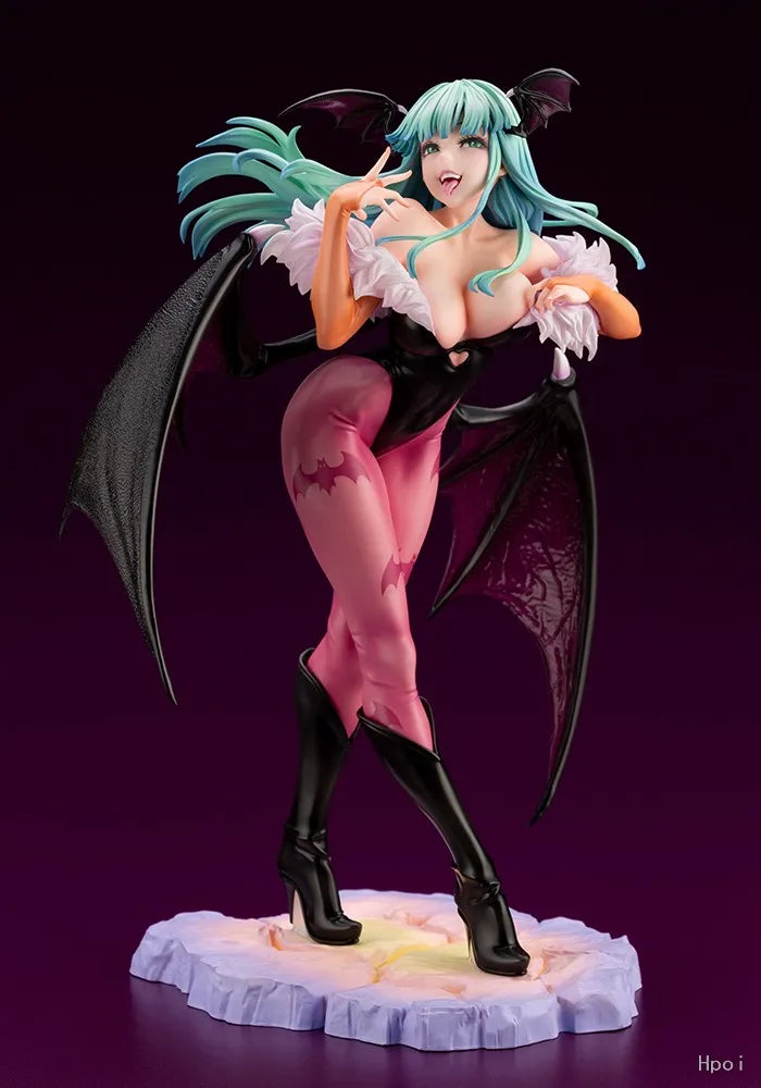 【Auf Lager】Original Kotobukiya BISHOUJO STATUE VAMPIRE HUNTER Morrigan Aensland Figur im Maßstab 1:7 Geschenke