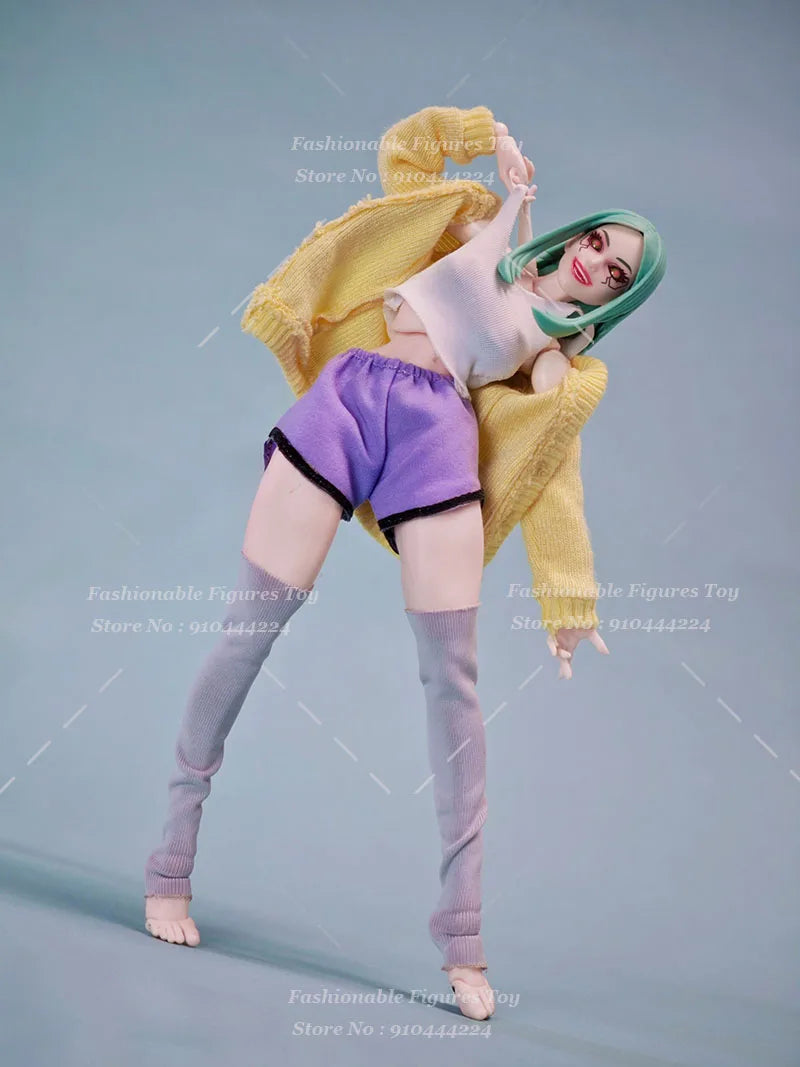 SHF 1/12 Female Soldier Cape Ayase Seiko Dang Dang Anime Dolls Cosplay Cloak Clothes With Iron Wire Fit 6Inch Action Figure Mode
