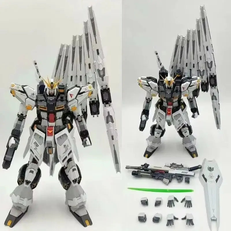 V-TIGER 1/100 VT02 NU Soldier RX-93-v2 Mecha GK Pre-coating Alloy Skeleton Model Toy Collectible for Action Figure Enthusiasts