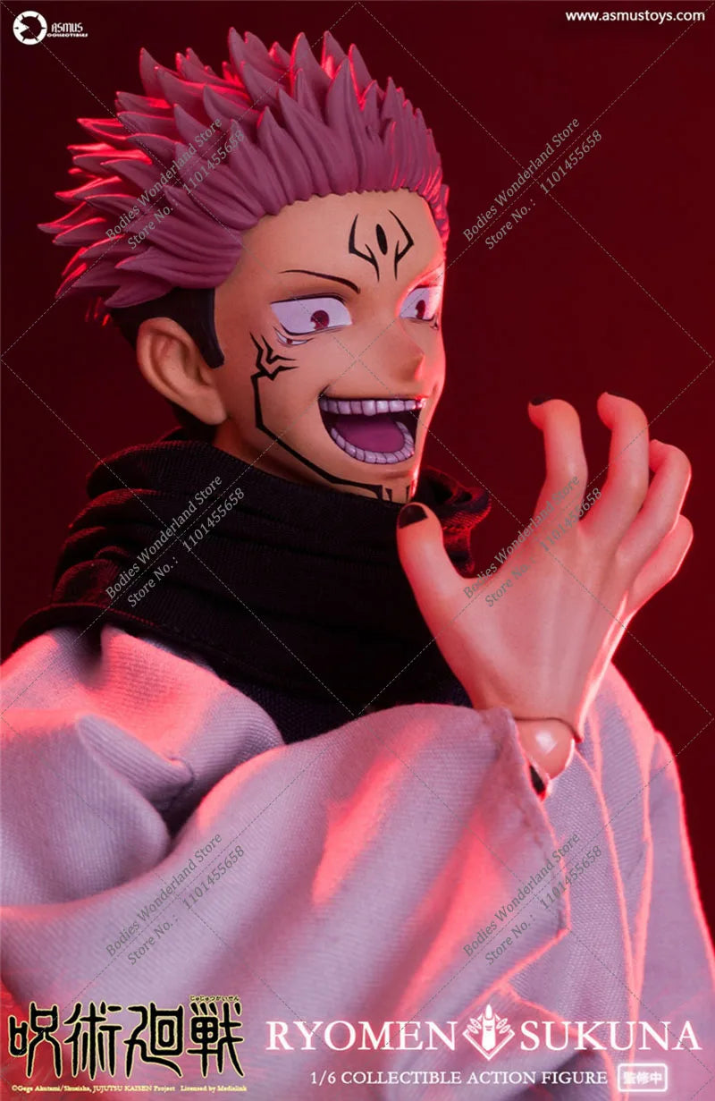 In Stock Asmus JJKS05 1/6 Scale Collectible Jujutsu Kaisen Ryomen Sukuna 12Inch Male Solider Action Figure Model Toys for Hobby