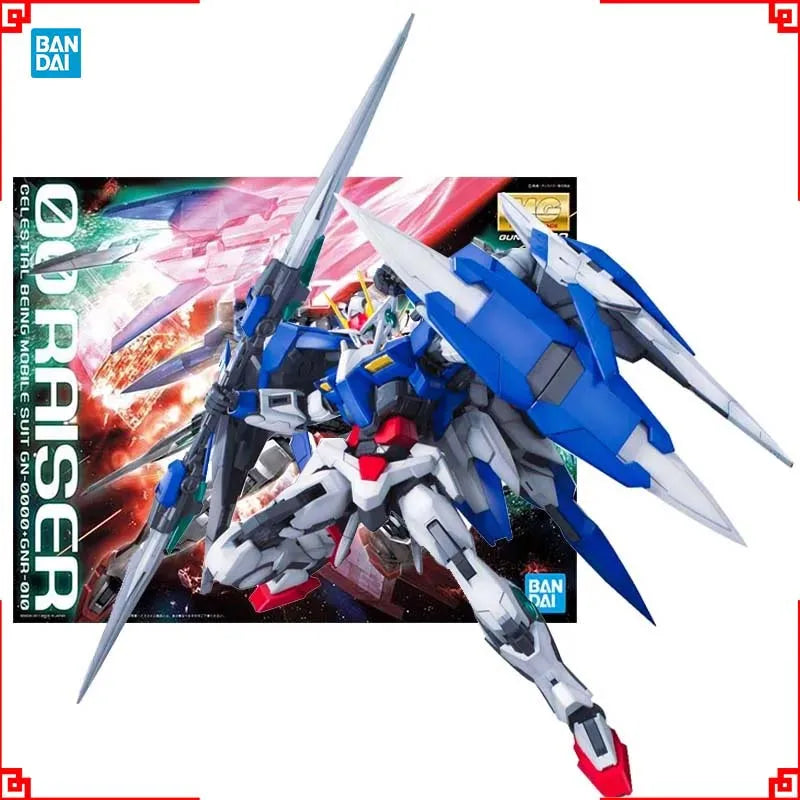 Bandai Gundam Modellbausatz MG 00 Raiser Normal Actionfigur Gunpla Bausatz Gundam Sammlerstücke Anime Figuren Spielzeug Jungen Geschenk