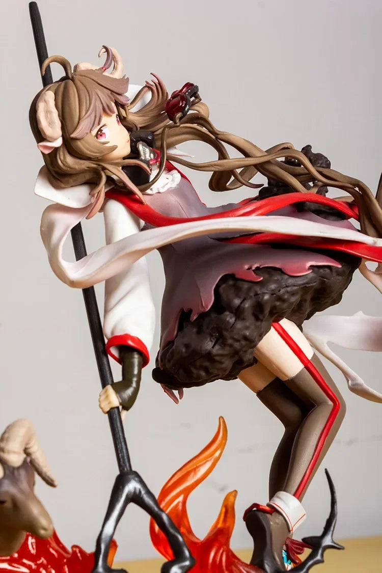 30cm Myethos Arknights Eyjafjalla Game Anime Figure Eyjafjalla Sheep Action Figure Texas/W Figurine Collectible Model Doll Toys