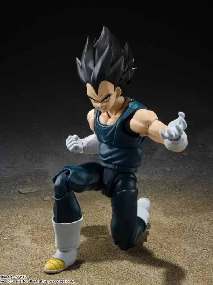 In stock Bandai Action Figure S.H.Figuarts Dragon Ball SHF Vegeta Super Hero Action Figure Collection Toy Gift