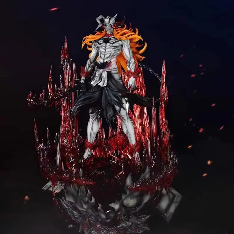 Anime Action Figure 33cm Kurosaki Ichigo Ulquiorra Cifer Bleach Series 1:1 Collectible Desktop Model Toy for Kids Xmas Gift