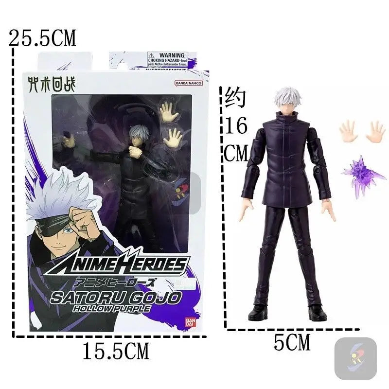 17cm Bandai Original Jujutsu Kaisen Actionfigur Gojou Satoru Itadori Yuji Fushiguro Megumi Action Anime Figur Spielzeug Geschenke