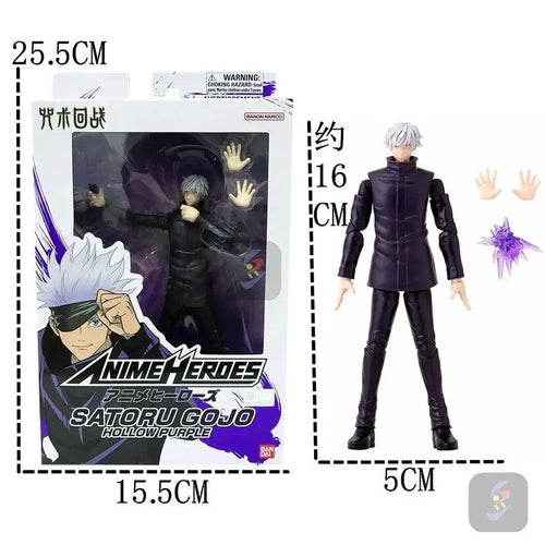 17cm Bandai Original Jujutsu Kaisen Actionfigur Gojou Satoru Itadori Yuji Fushiguro Megumi Action Anime Figur Spielzeug Geschenke