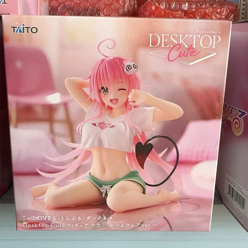 In Stock TAiTO To Love-Ru Darkness Desktop Cute Lala Satalin Deviluke ~Room Wear Ver.~ PVC 13CM Anime Action Figures Model Toy