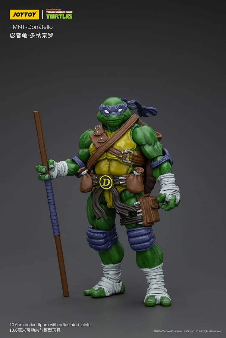 JOY TOY TMNT Michelangelo Donatello Raphael Leonardo Action Figures Original Doll Decoration Gift Collection Garage Model Kits