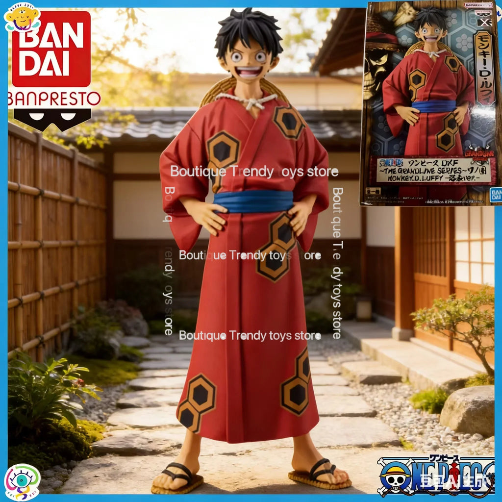 Auf Lager Bandai Original Banpresto One Piece Monkey D Luffy Actionfigur Modellpuppe Brandneue Box Figur Spielzeug
