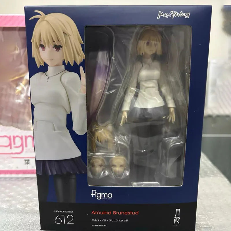In Stock MAX Factory Original Box FIGMA  612 Arcueid Brunestud Action Figure Model Gift for Kid Foam Box Packaging