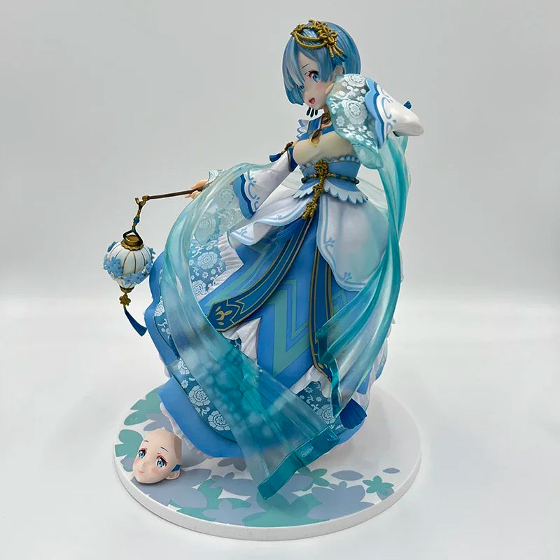 26cm Rem Hanfu Sexy Anime Figure Re:ZERO -Starting Life in Another World Rem Ram Action Figure Adult Collectible Model Doll Toys