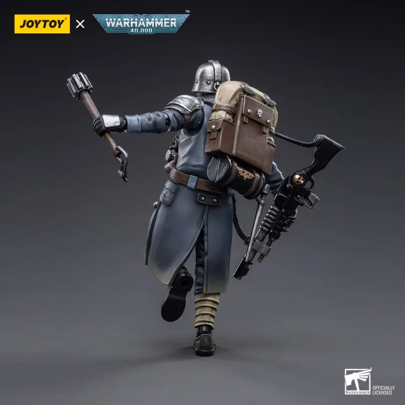 [In Stock] JOYTOY Warhammer 40K Astra Militarum Death Korps of Krieg Veteran Squad Sergeant Guardsman 1/18 Action Figure Dolls