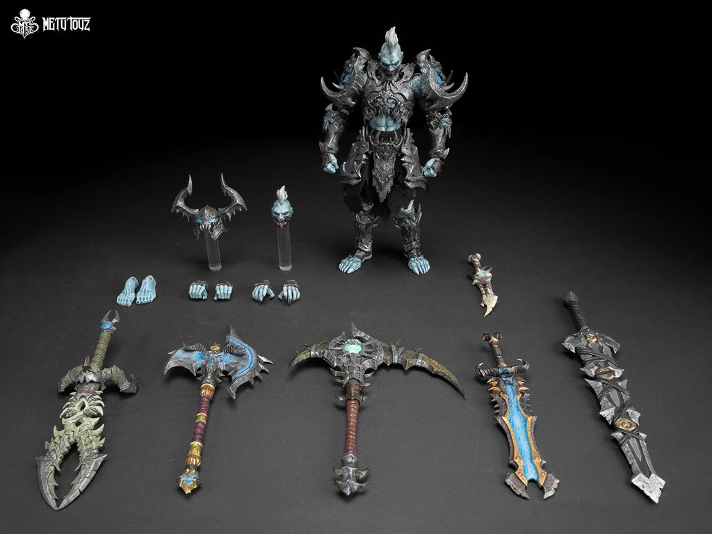 Mety Toyz Death Knight Frostbone Saranoar 1/10 Scale 17cm Action Figure Anime Models Toy Doll Gift Hobby Collectible