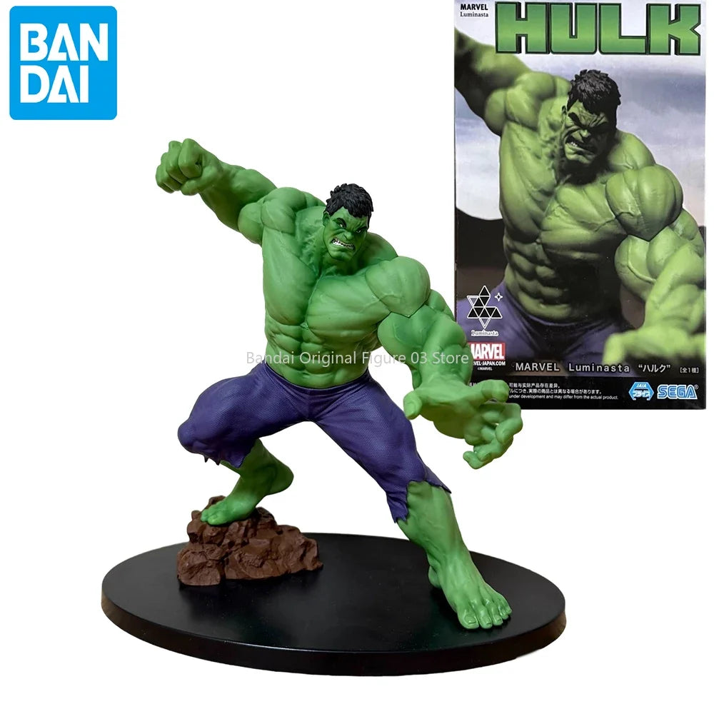 Original SEGA Luminasta Robert Bruce Banner Amazing Hulk Anime Figure Toys PVC Model Collection Action Figurine Doll Gift