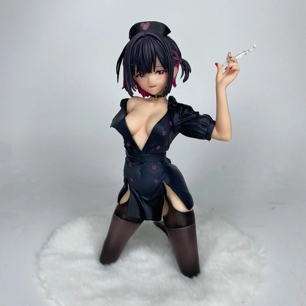 Schöne Mädchen Krankenhaus Krankenschwester Schwestern Sono Shizuru & Snowy Love Statue Animation Modell Handgemachte Dekoration