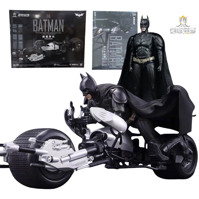THE BATPOO Batman Action Figure Movie Assembly Model THE DARK KNIGHT TRILOGYASSEMBLY MODEL SERIES Toy Adult Collection Gift