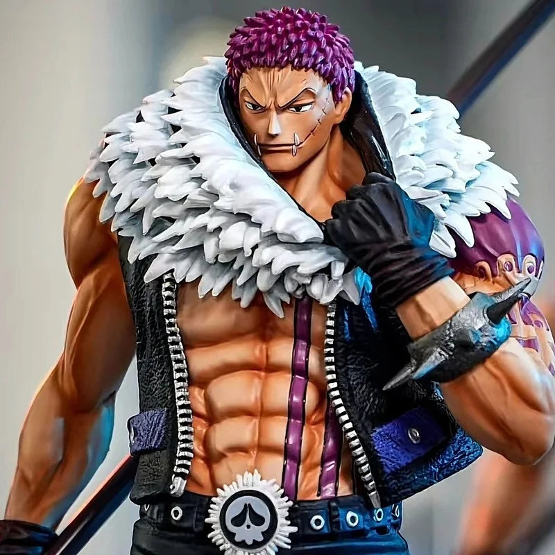 One Piec Anime Figure Charlotte Katakuri Figurine King Of Artist Charlotte Katakuri Statue Model Collection Decoration Toy Gift