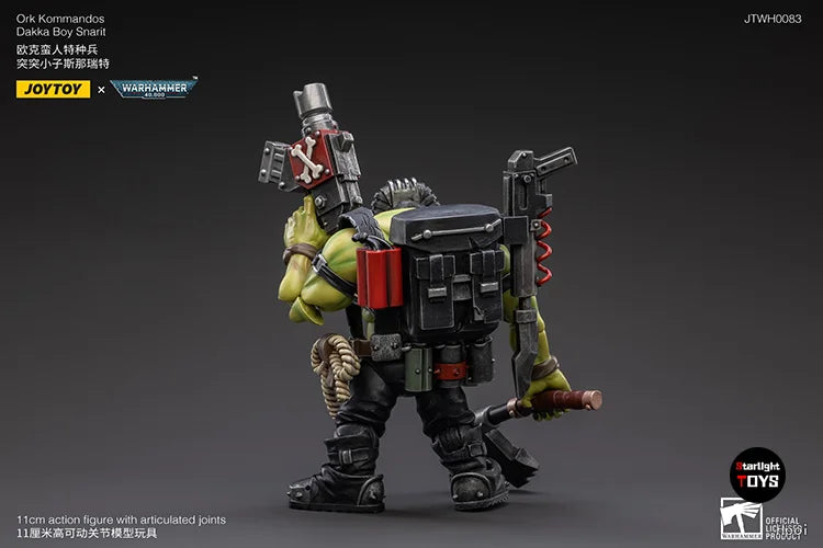 JOYTOY 1/18 Action Figure Warhammer 40K Ork Komandos Dakka Boy Snarit Model Toy Gifts
