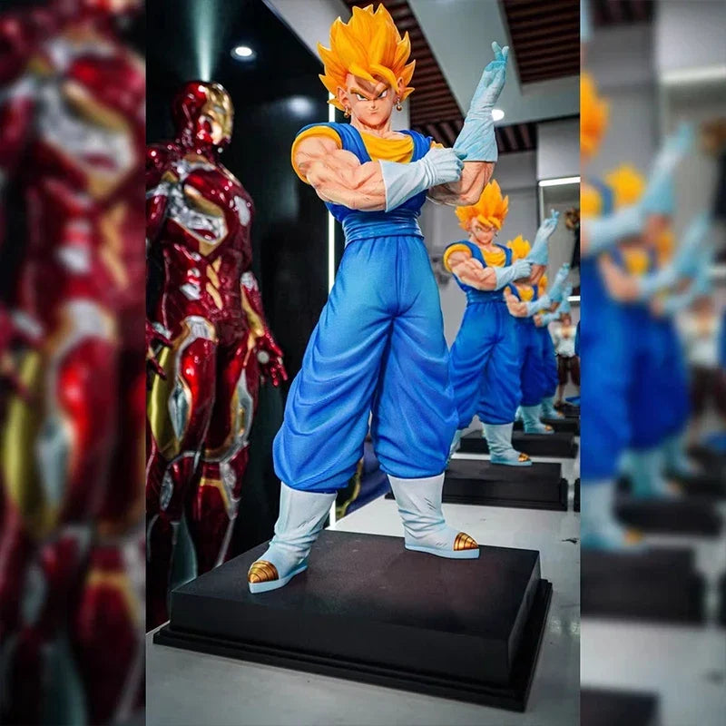 Jt Toy 50cm Dragon Ball Vegetto Anime Figure Gogeta Statue Super Saiyan Action Figures PVC Collection Model Decor Toys Gifts