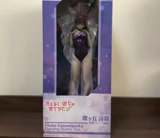 Anime Saekano: How To Raise A Boring Girlfriend Figure 42cm Kasumigaoka Utaha Bunny Girl Models Doll Collect Desktop Statue Toys