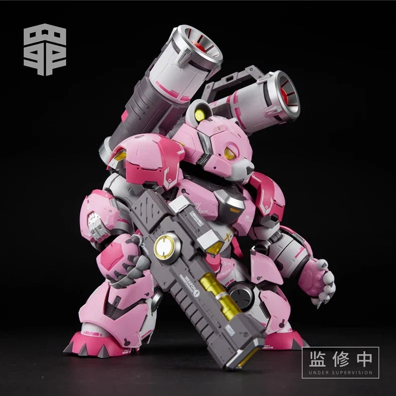Original Soul Girl Lazy Assembly Mecha Seven Sins Mecha Girl Anime Figure Cool Hani Hug Coconut Crash Rhino Model Surprise Gift