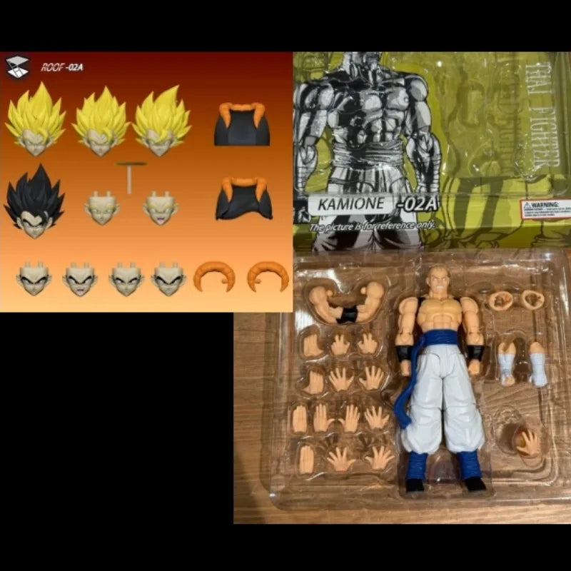 Tonsenarttoys Kamione Dragon Ball Z SHF Super Saiyan SSJ SSJ2 Gogeta Son Goku Trunks Anime Action Figures Toys Models Gift