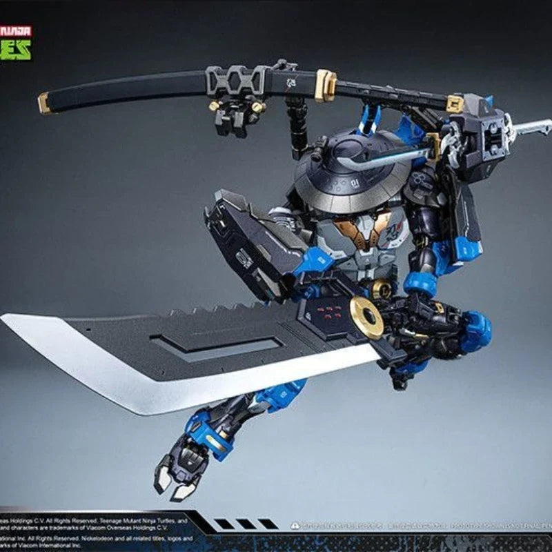 In stock HEATBOYS Alloy Mecha Ninja Turtles Leonardo 40th Anniversary Edition Ambush Night Tournament Moving Model