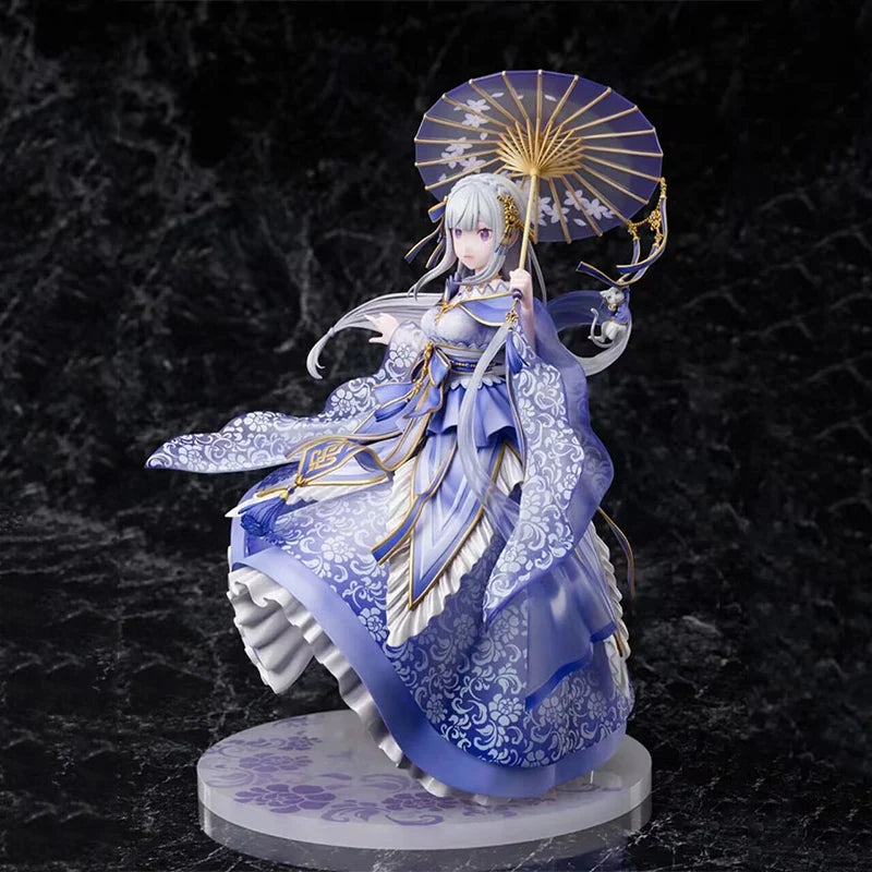 In Stock Genuine Original F:NEX Emilia & Echidna -Hanfu- Re:Life in A Different World From Zero Action Anime Collectible Figure