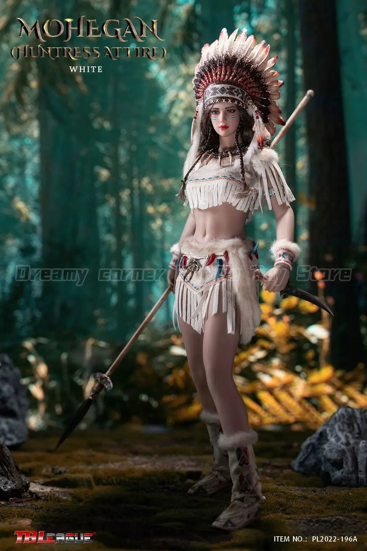【In Stock】Original TBLeague PL2022-196A Mohegan White 1/6 Action Figure Model Collection Ornament