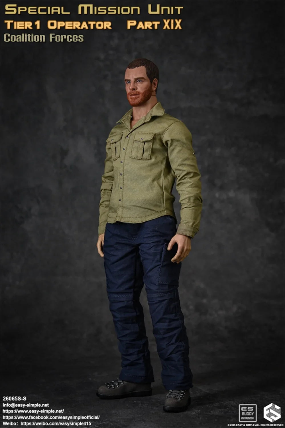 Easy&Simple 26065SS 1/6 Scale Part 19: Allied Forces Male Soldier Full Set For 12inchs Action Figure Model Toys Gifts