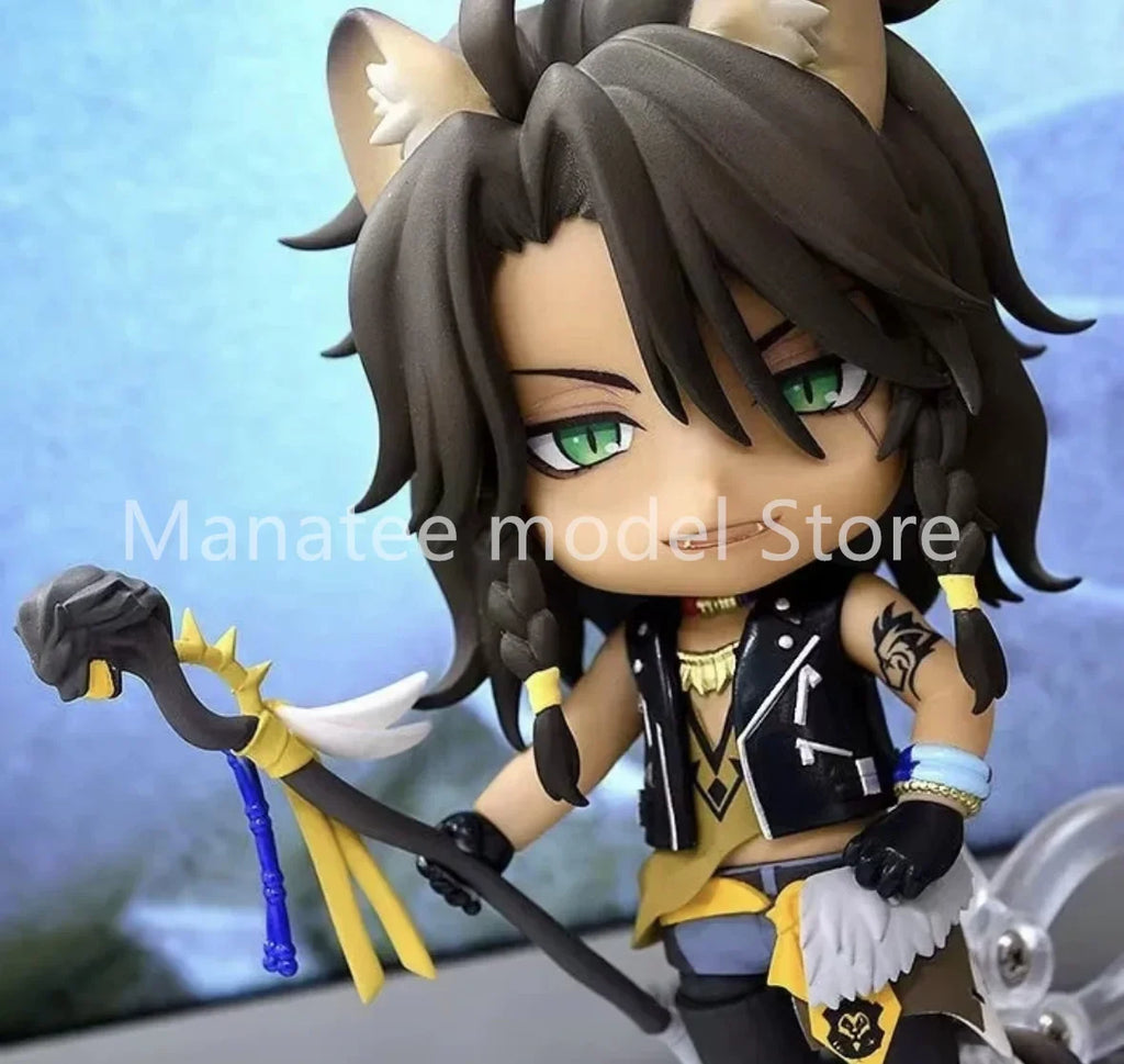 Aniplex Original Nendoroid Twisted Wonderland NO.1526 Leona Kingscholar PVC Action Figure Anime Model Toys Collection Doll Gift