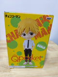 BANDAI Original BANPRESTO Q Posket Chainsaw Man POWER MAKIMA Denji Hayakawa Aki Anime PVC Action Figure Model Desktop Decoration