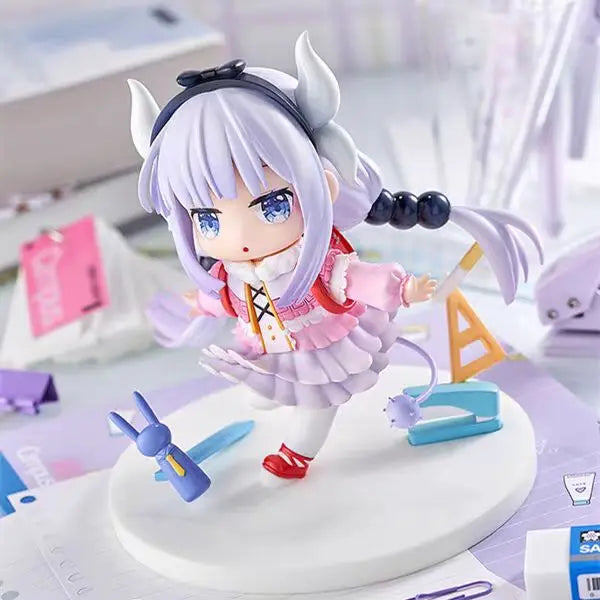 In Stock RIBOSE 17cm Miss Kobayashi's Dragon Maid Tohru Kanna Q Ver. Action Figure Collectible Model Gift