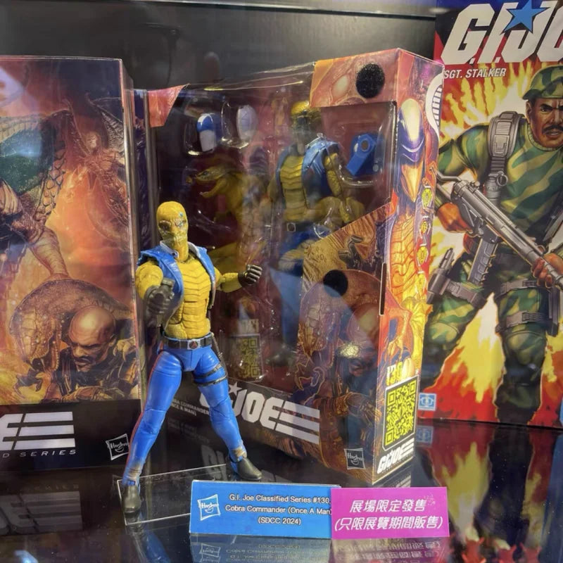 Original 6-Inch G.I. Joe Avenger Immortal Classified Series #130, Cobra Commander (Once A Man)  Action Figure Kids Toy Gifts