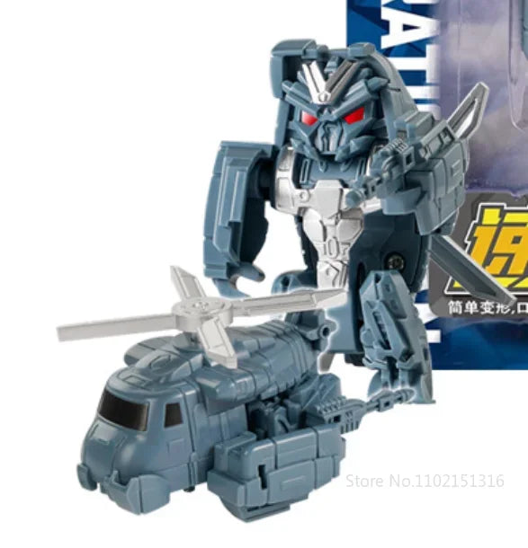 Mini Transformation Robot Kit Toys Models 2 In 1 Deformed Car Toy Robots Toys for Kids Gift  Action Figure Children Toys
