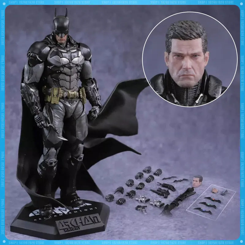 Original Lpzz Toys Arkham Knight Figure V8.04 Suit Batman 002 Deathstroke Dc Multiverse Superman Action Figures Model Custom Toy