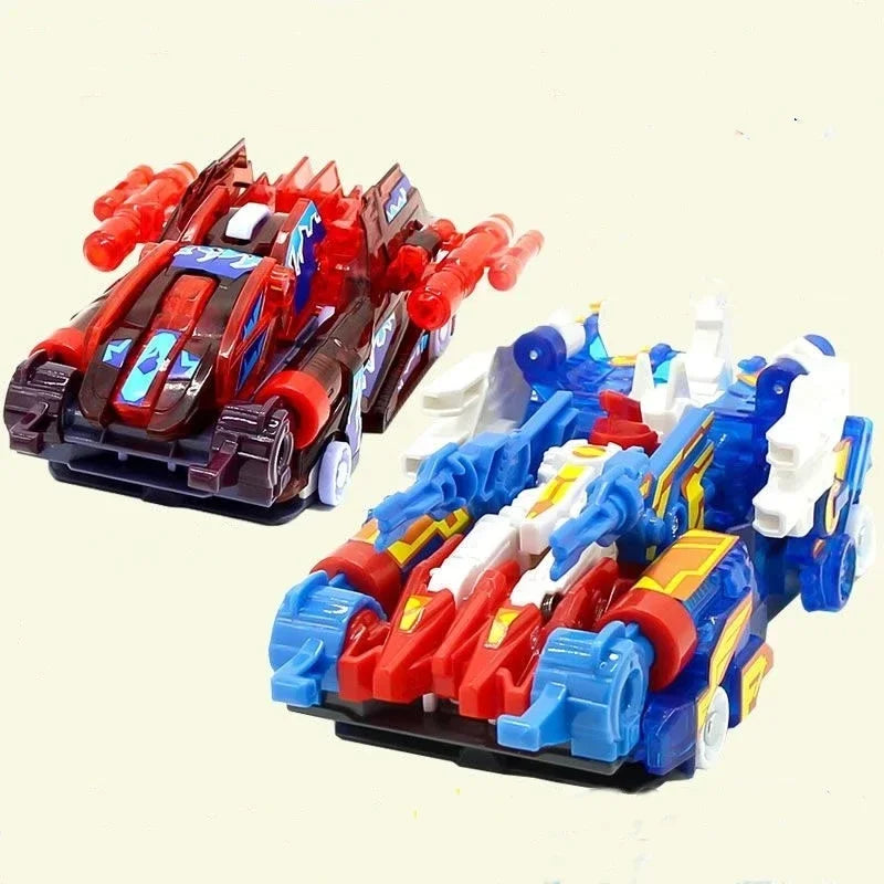 Screechers Explosive Speed Car 3 Metamorphosis Actionfiguren Kindergeschenke Jungen Spielzeug Auswurf Flip Verformung Doppelauto