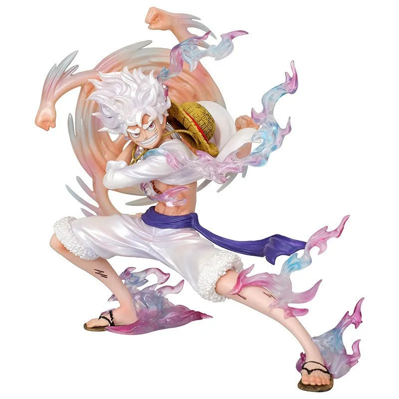 Luffy Gear 5 Nika Figure One Piece Anime Statue Desktop Decor Gift for Boys Collectors