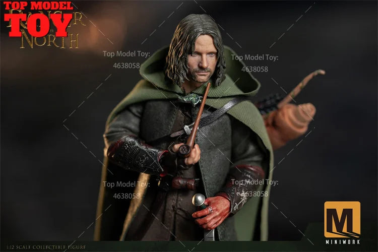 Miniwork MW-001 1/12 Scale Male Soldier Game Character Rangers Of The North Full Set 6'' Action Figures Model for Collection