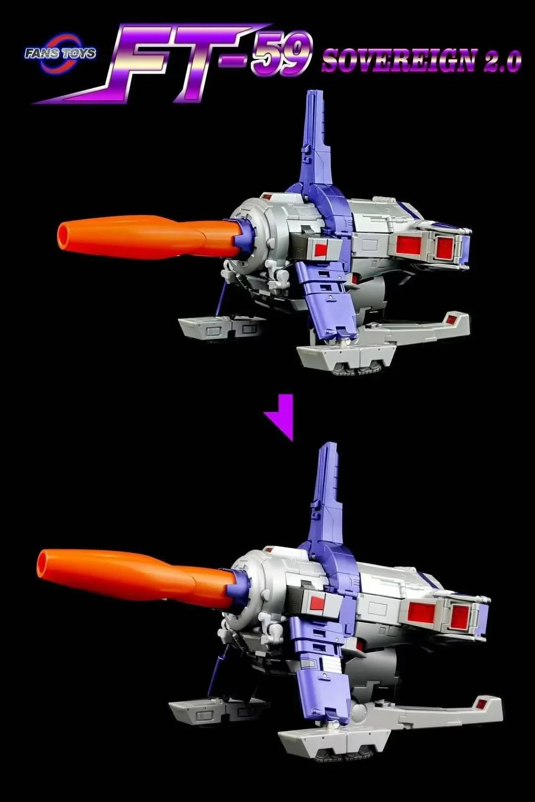 New in Stock Transformed Toys FansToys FT-59 FT-59 Sovereign 2.0 Galvatron MP Ratio Action Figures Toys Christmas Gift