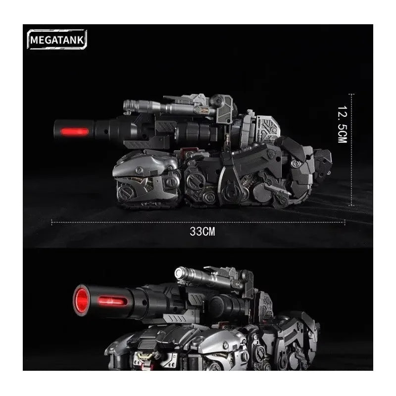 In StockTransformation MEGATANK MT-01B MT01B Tank Might Dictator  Robot Alloy Edition Action Figure