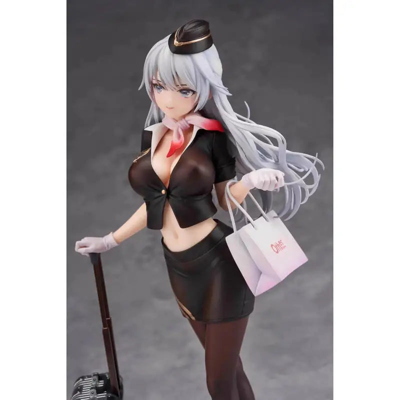 Stewardess Original Artwork Flight Attendant Sohara Shiori Weaving Beautiful Girl Series Boxed Figurines