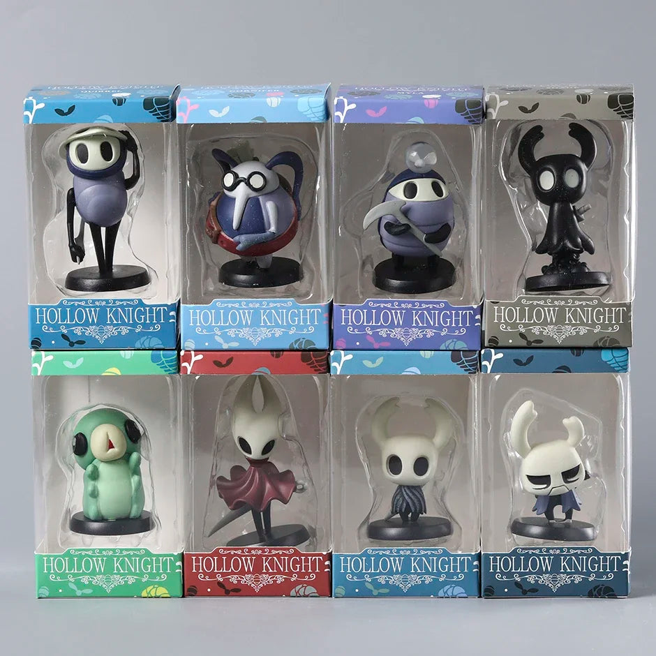 Q Version Hollow Knight Silk Song Knight Hornet Grub Zote Quirrel Shade Cornifer Myla Pvc Figures Model Doll Toy Collection Gift