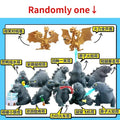 Godzilla King Collection Godzilla Action Figures Ghidorah Q-version Anime Figures Collectible Children Toys Kids Birthday Gif