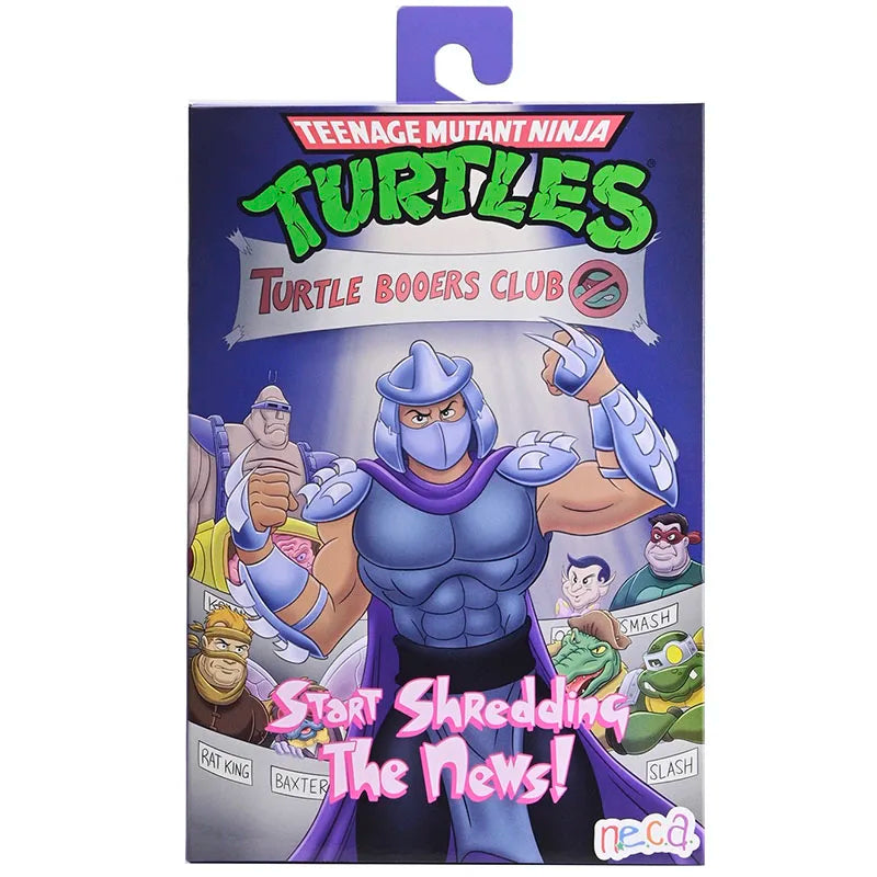 NECA 54496 Teenage Mutant Ninja Turtle Model TMNT Shredder Action Figure Anime Figuras Peripheral 7-Inch Figurine Original Gift
