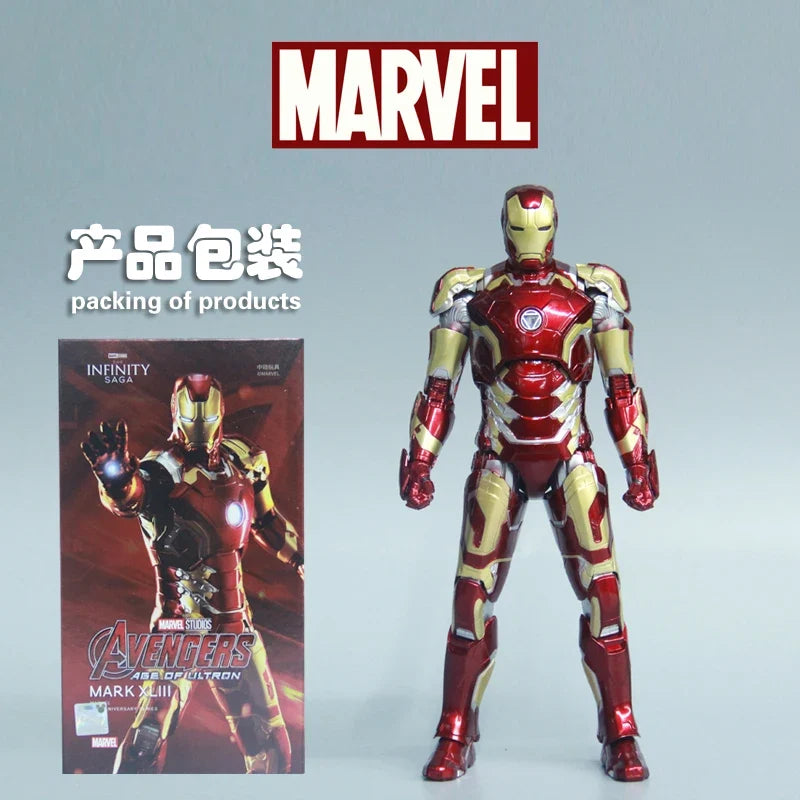 ZD Toys Iron Man Series Joint Movable MK1 MK2 MK3 MK4 MK5 MK6 MK7 MK42 MK43 MK50 Movie Action Figure 7 Inches Mark Dolls