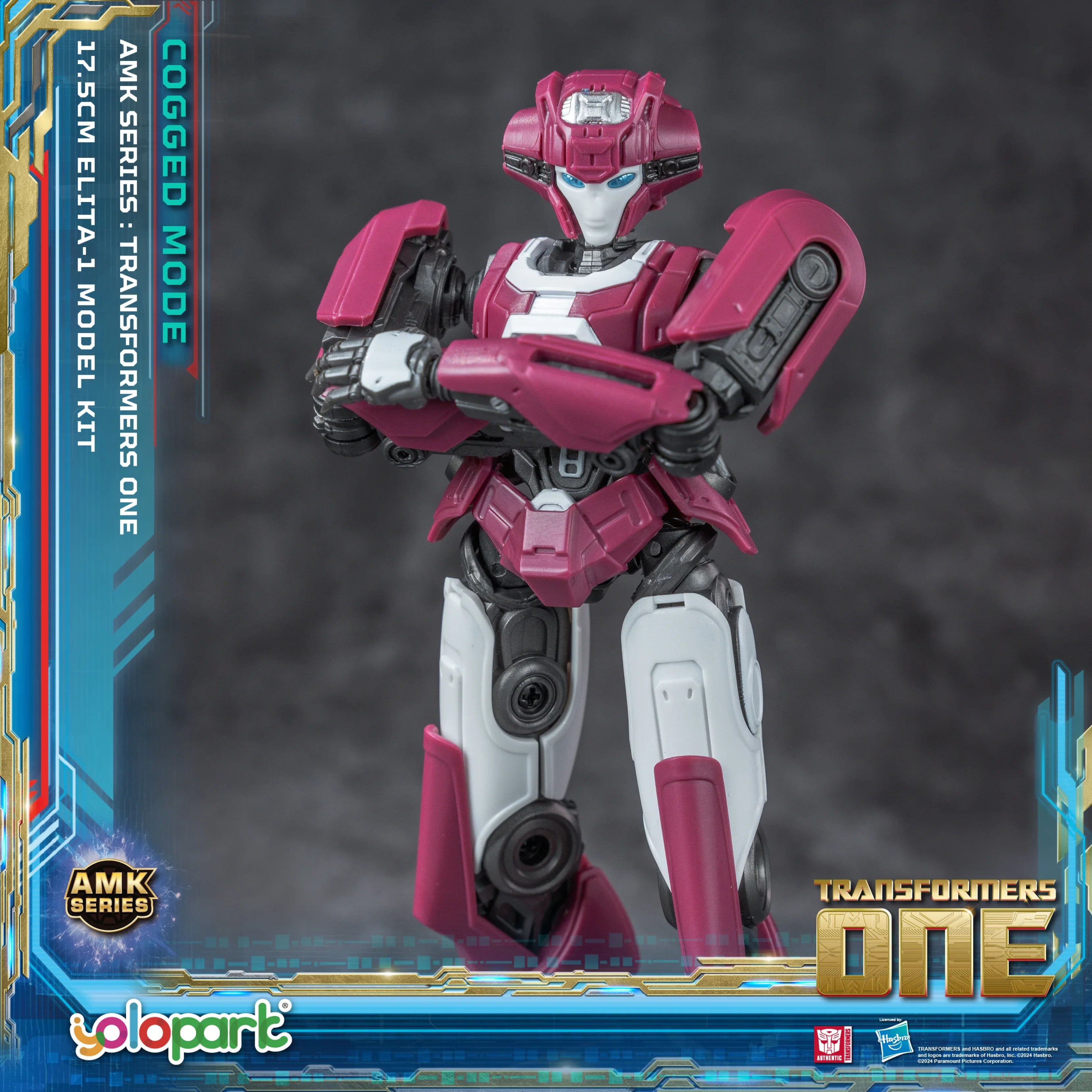 YOLOPARK Transformers One Elita-1 Cogged Mode Action Figure,6.89 Inch Highly Articulated No Converting Transformers Model Kit